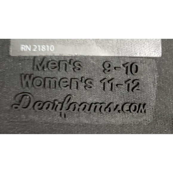 Dearfoams Pumpkin Jack-O-Lantern unisex size  W11-12  M9-10  Slippers  NWT - Picture 9 of 9